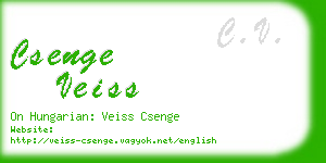 csenge veiss business card